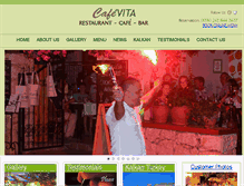 Tablet Screenshot of cafevitakalkan.com